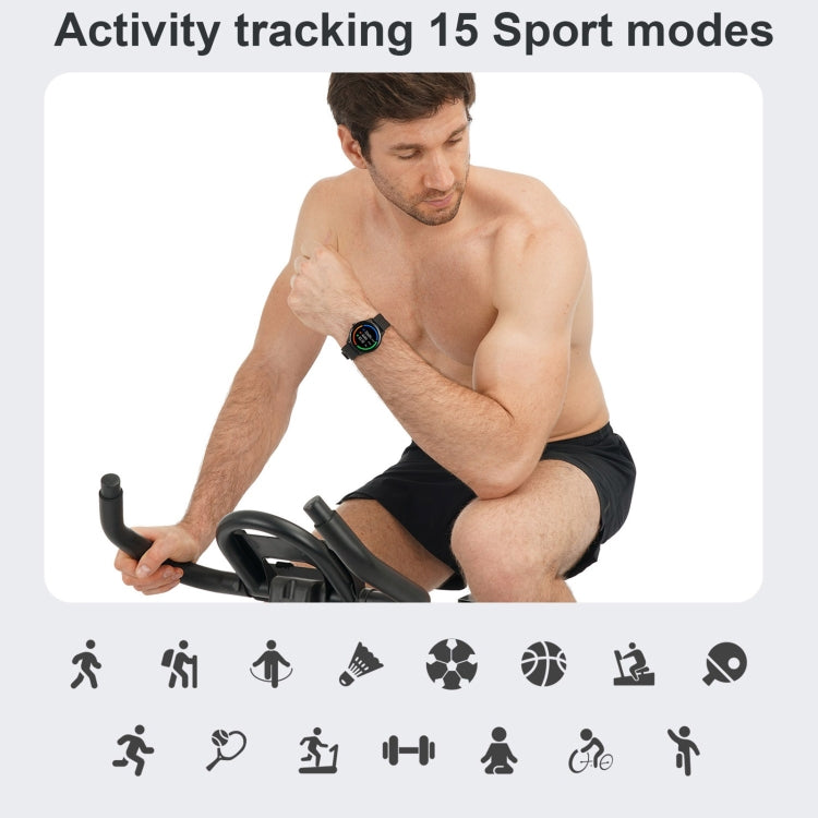 L1 1.32 inch IPS Color Screen Smart Wristband, Support Sleep Monitoring/Heart Rate Monitoring(Rose Gold) by buy2fix