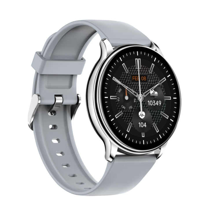 Y33 1.32 inch TFT Color Screen Smart Watch, Support Bluetooth Calling/Blood Pressure Monitoring(Silver) by buy2fix
