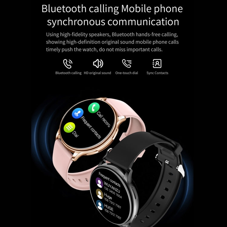 Y33 1.32 inch TFT Color Screen Smart Watch, Support Bluetooth Calling/Blood Pressure Monitoring(Silver) by buy2fix