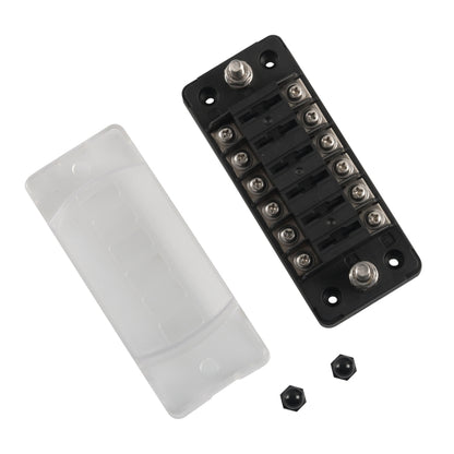 A5602-01 6 Way Fuse Box Blade Fuse Holder with Negative for Auto Car Truck Boat - Fuse by buy2fix | Online Shopping UK | buy2fix