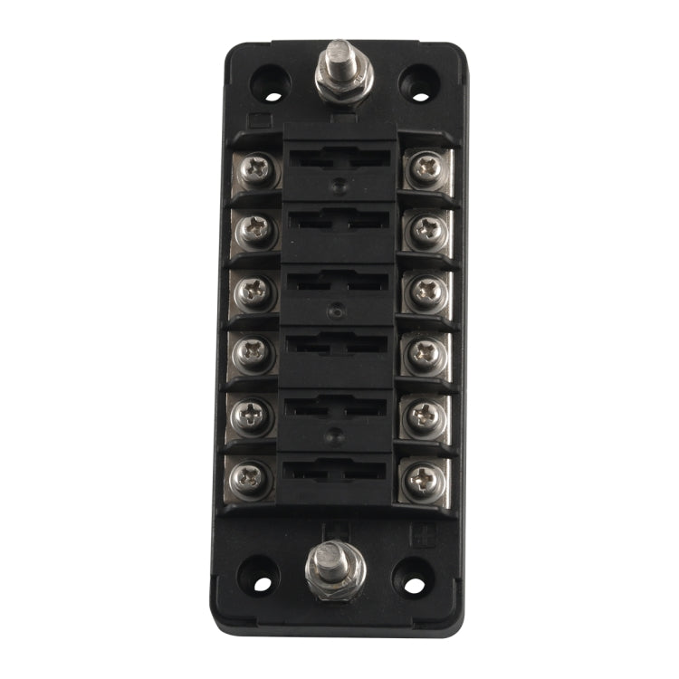 A5602-01 6 Way Fuse Box Blade Fuse Holder with Negative for Auto Car Truck Boat - Fuse by buy2fix | Online Shopping UK | buy2fix