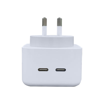40W Dual PD USB-C / Type-C Charger for iPhone / iPad Series, AU Plug - USB Charger by buy2fix | Online Shopping UK | buy2fix