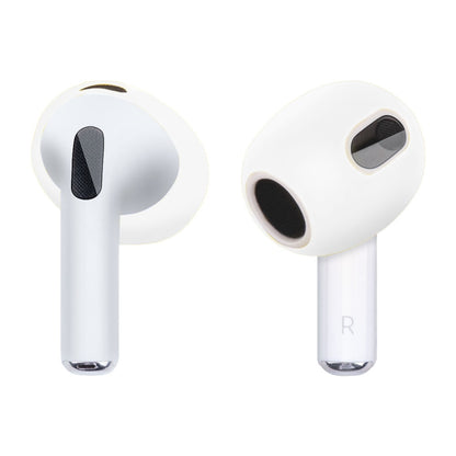 Ear Cap Silicone Protective Case for AirPods 3(Transparent White) - Anti-dust & Ear Caps by buy2fix | Online Shopping UK | buy2fix