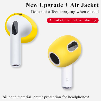 Ear Cap Silicone Protective Case for AirPods 3(Transparent White) - Anti-dust & Ear Caps by buy2fix | Online Shopping UK | buy2fix