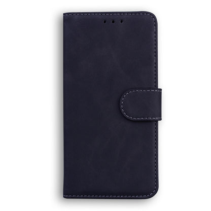 For Honor X8 Skin Feel Pure Color Flip Leather Phone Case(Black) - Honor Cases by buy2fix | Online Shopping UK | buy2fix