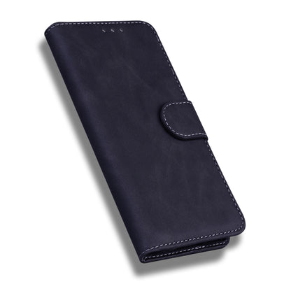 For Honor X8 Skin Feel Pure Color Flip Leather Phone Case(Black) - Honor Cases by buy2fix | Online Shopping UK | buy2fix