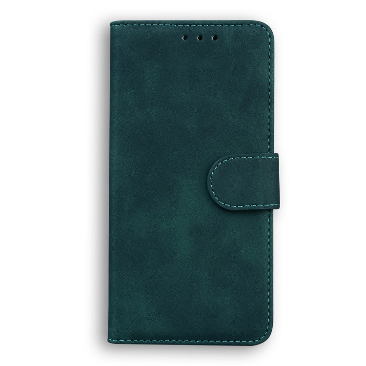 For Honor X8 Skin Feel Pure Color Flip Leather Phone Case(Green) - Honor Cases by buy2fix | Online Shopping UK | buy2fix