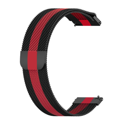 For Huawei Watch GT 3 Pro 46mm Milan Steel Watch Band(Black Red) by buy2fix