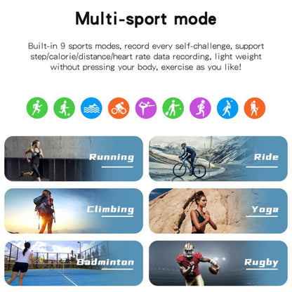 A60 1.32 inch IPS HD Screen Smart Watch, Support Bluetooth Calling/Blood Pressure Monitoring(Pink) by buy2fix