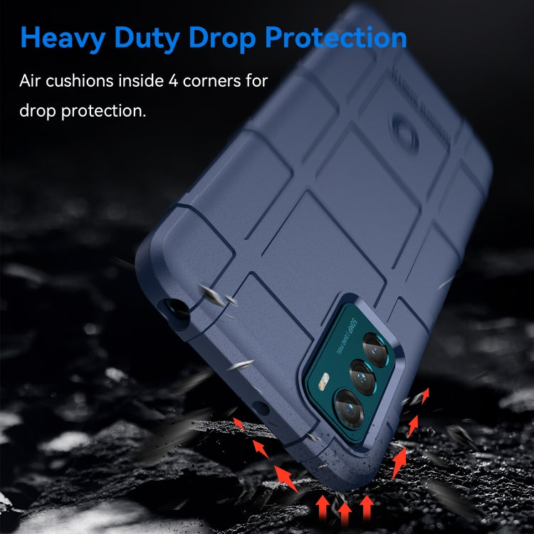For Motorola Moto G42 Full Coverage Shockproof TPU Phone Case(Blue) - Motorola Cases by buy2fix | Online Shopping UK | buy2fix
