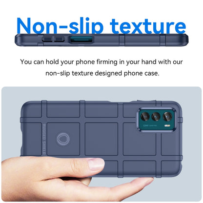For Motorola Moto G42 Full Coverage Shockproof TPU Phone Case(Blue) - Motorola Cases by buy2fix | Online Shopping UK | buy2fix