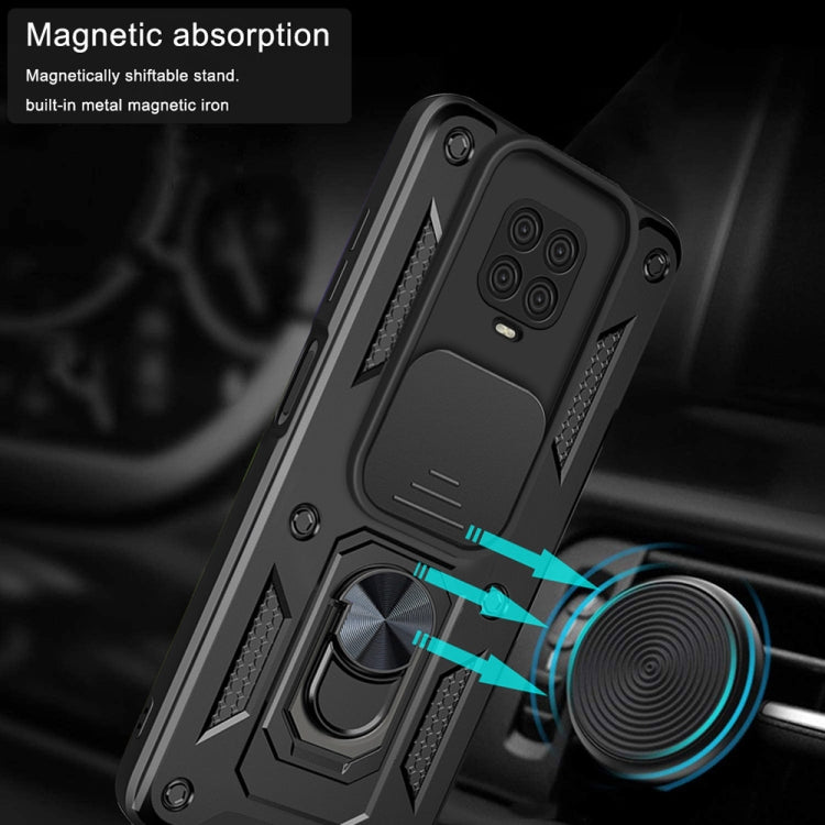 For Xiaomi Redmi Note 9 Pro Sliding Camera Cover Design TPU+PC Phone Case(Red) - Xiaomi Cases by buy2fix | Online Shopping UK | buy2fix