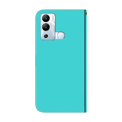 For Infinix Hot 12i Imitated Mirror Surface Horizontal Flip Leather Phone Case(Mint Green) - Infinix Cases by buy2fix | Online Shopping UK | buy2fix