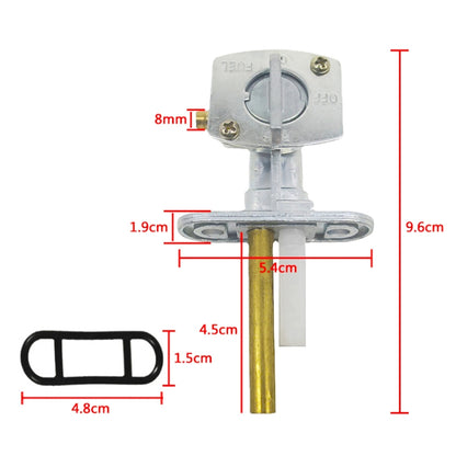 2 PCS Motorcycle Fuel Tap Valve Petcock Fuel Tank Gas Switch - Replacement Parts by buy2fix | Online Shopping UK | buy2fix