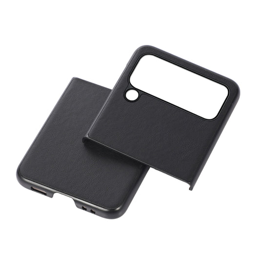For Samsung Galaxy Z Flip4 Arashi Texture PU Phone Case(Black) - Galaxy Z Flip4 5G Cases by buy2fix | Online Shopping UK | buy2fix