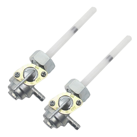 2 PCS Motorcycle Fuel Tap Valve Petcock Fuel Tank Gas Switch for Honda CB400/CB500/CB550/CB750(White) - Replacement Parts by buy2fix | Online Shopping UK | buy2fix