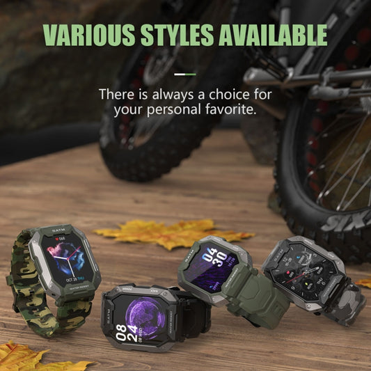 C20 1.71 inch TFT HD Screen Smart Watch, Support Heart Rate Monitoring/Blood Oxygen Monitoring(Green) by buy2fix