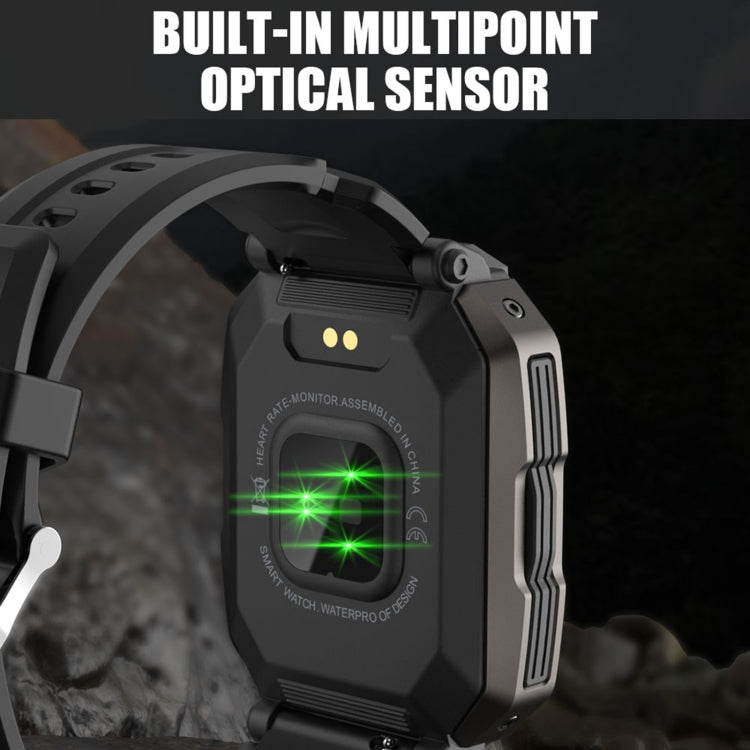 C20 1.71 inch TFT HD Screen Smart Watch, Support Heart Rate Monitoring/Blood Oxygen Monitoring(Black) - Smart Wear by buy2fix | Online Shopping UK | buy2fix