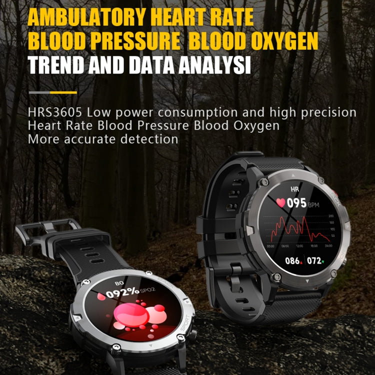 C21 1.32 inch HD Screen Smart Watch, Support Heart Rate Monitoring/Blood Oxygen Monitoring(Black) - Smart Watches by buy2fix | Online Shopping UK | buy2fix