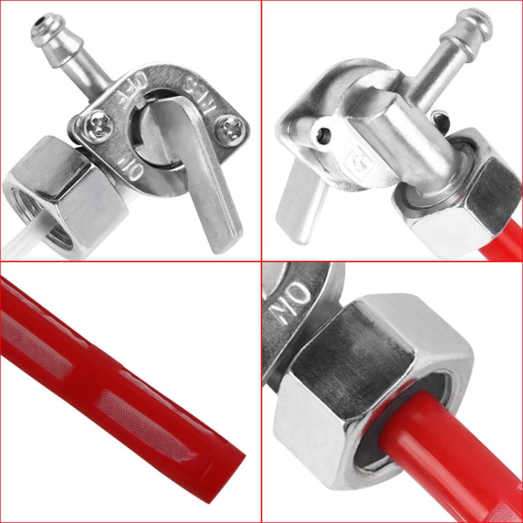 Motorcycle Fuel Tap Valve Petcock Fuel Tank Gas Switch for Honda CB400F 1977(Red) - Replacement Parts by buy2fix | Online Shopping UK | buy2fix