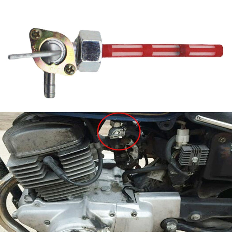 Motorcycle Fuel Tap Valve Petcock Fuel Tank Gas Switch for Honda CB400F 1977(Red) - Replacement Parts by buy2fix | Online Shopping UK | buy2fix