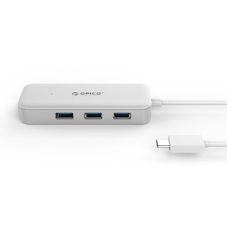 ORICO TC4U-U3 Type-C to USB 3.0 4-Port USB 3.0 Expansion HUB(Silver) - USB HUB by ORICO | Online Shopping UK | buy2fix