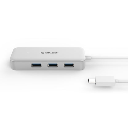 ORICO TC4U-U3 Type-C to USB 3.0 4-Port USB 3.0 Expansion HUB(Silver) - USB HUB by ORICO | Online Shopping UK | buy2fix