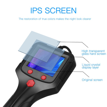 8mm Camera 2.4 inch HD Handheld Industrial Endoscope With LCD Screen, Length:2m -  by buy2fix | Online Shopping UK | buy2fix
