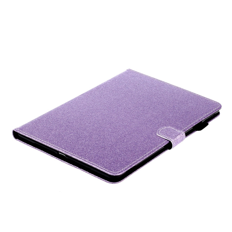 For Lenovo Tab M10 Plus 10.6 3rd Gen 2022 Varnish Glitter Powder Smart Leather Tablet Case(Purple) - Lenovo by buy2fix | Online Shopping UK | buy2fix