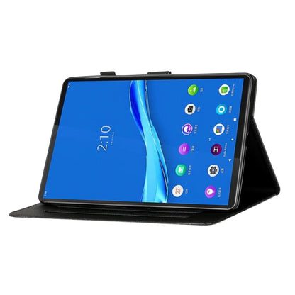 For Lenovo Tab M10 Plus 10.6 3rd Gen 2022 Varnish Glitter Powder Smart Leather Tablet Case(Purple) - Lenovo by buy2fix | Online Shopping UK | buy2fix