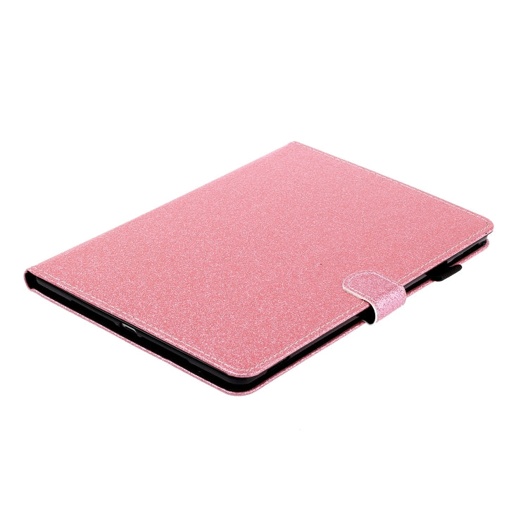 For Lenovo Tab M10 3rd Gen Varnish Glitter Powder Smart Leather Tablet Case(Pink) - Lenovo by buy2fix | Online Shopping UK | buy2fix