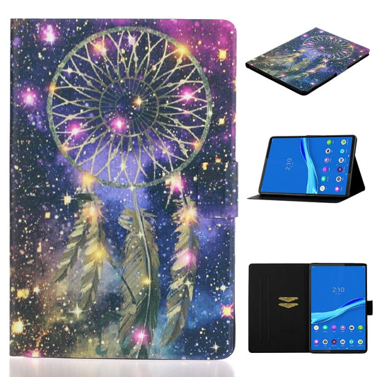 For Lenovo Tab M10 Plus 10.6 3rd Gen 2022 Voltage Coloured Drawing Smart Leather Tablet Case(Windbell) - Lenovo by buy2fix | Online Shopping UK | buy2fix