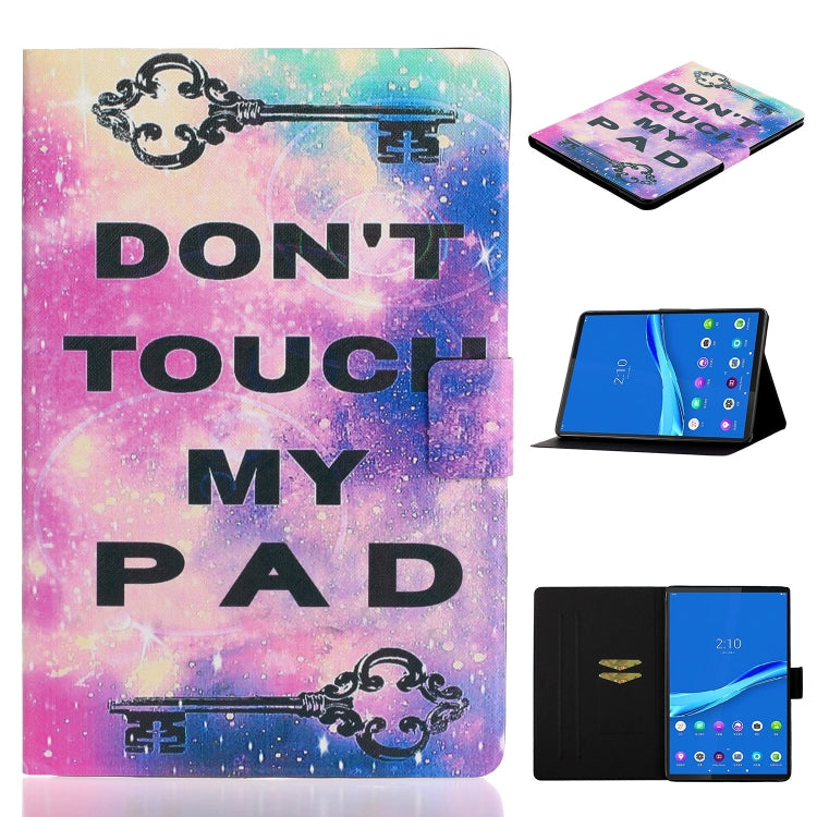 For Lenovo Tab M10 3rd Gen Voltage Coloured Drawing Smart Leather Tablet Case(Dont Touch Me Pad) - Lenovo by buy2fix | Online Shopping UK | buy2fix
