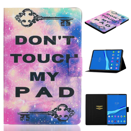 For Lenovo Tab M10 3rd Gen Voltage Coloured Drawing Smart Leather Tablet Case(Dont Touch Me Pad) - Lenovo by buy2fix | Online Shopping UK | buy2fix