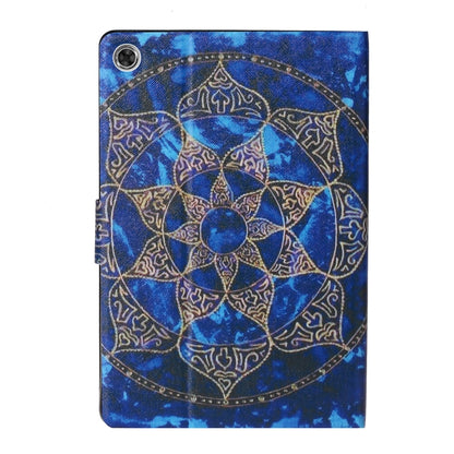 For Lenovo Tab M10 3rd Gen Voltage Coloured Drawing Smart Leather Tablet Case(Blue Mandala) - Lenovo by buy2fix | Online Shopping UK | buy2fix
