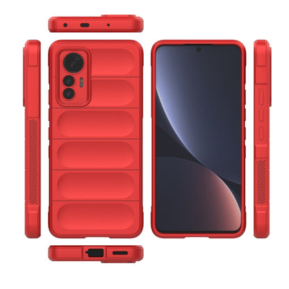 For Xiaomi 12 Lite Magic Shield TPU + Flannel Phone Case(Red) by buy2fix