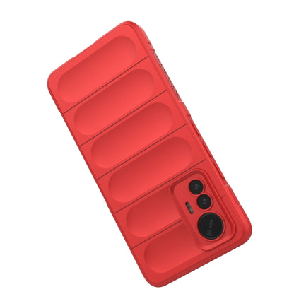 For Xiaomi 12 Lite Magic Shield TPU + Flannel Phone Case(Red) by buy2fix