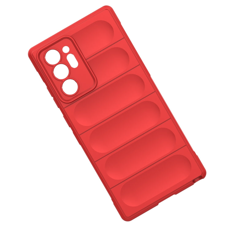For Samsung Galaxy Note20 Ultra Magic Shield TPU + Flannel Phone Case(Red) by buy2fix