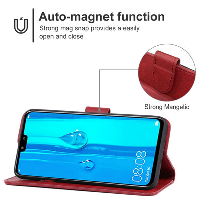 For Huawei Y9 2019 / Enjoy 9 Plus Leather Phone Case(Red) - Huawei Cases by buy2fix | Online Shopping UK | buy2fix