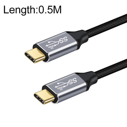 50cm 10Gbps USB-C / Type-C Male to Male Charging Data Transmission Cable by buy2fix