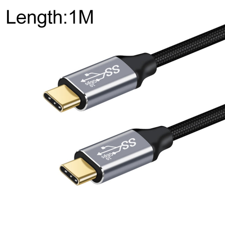 1m 10Gbps USB-C / Type-C Male to Male Charging Data Transmission Cable by buy2fix