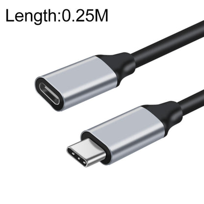 25cm 10Gbps USB-C / Type-C Male to Female Charging Data Transmission Extension Cable - Cable & Adapters by buy2fix | Online Shopping UK | buy2fix