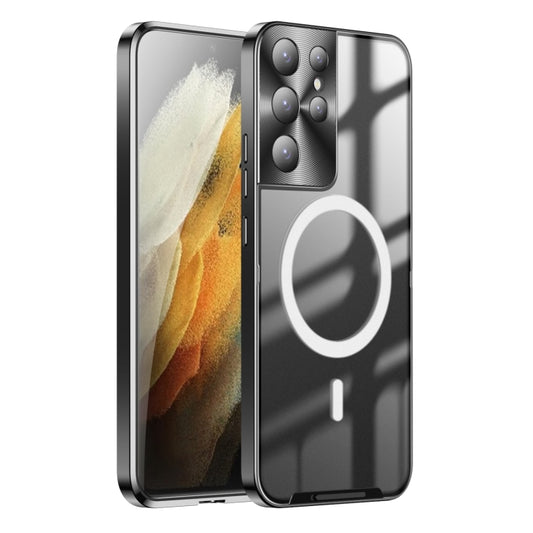 For Samsung Galaxy S21 Ultra Frosted Metal Phone Case(Black) - Galaxy S21 Ultra 5G Cases by buy2fix | Online Shopping UK | buy2fix