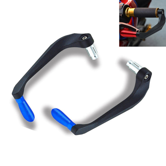 2 PCS Motorcycle Modification Accessories Striped Horn Shape Gear Brake Clutch Handbrake(Blue) - Motorbike Brakes by buy2fix | Online Shopping UK | buy2fix