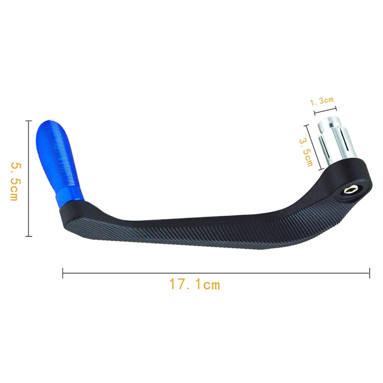 2 PCS Motorcycle Modification Accessories Striped Horn Shape Gear Brake Clutch Handbrake(Blue) - Motorbike Brakes by buy2fix | Online Shopping UK | buy2fix