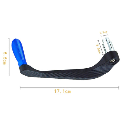 2 PCS Motorcycle Modification Accessories Striped Horn Shape Gear Brake Clutch Handbrake(Blue) - Motorbike Brakes by buy2fix | Online Shopping UK | buy2fix