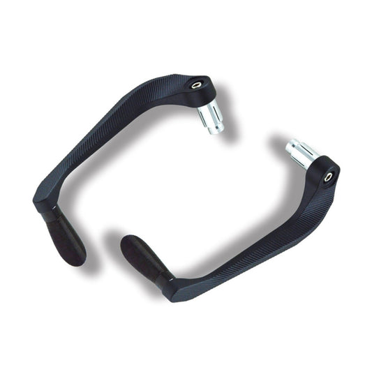 2 PCS Motorcycle Modification Accessories Striped Horn Shape Gear Brake Clutch Handbrake(Black) - In Car by buy2fix | Online Shopping UK | buy2fix