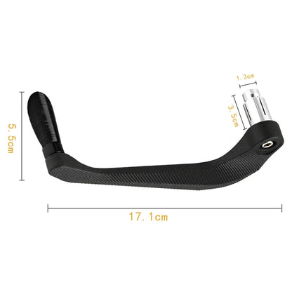 2 PCS Motorcycle Modification Accessories Striped Horn Shape Gear Brake Clutch Handbrake(Black) - In Car by buy2fix | Online Shopping UK | buy2fix