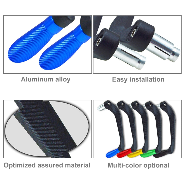 2 PCS Motorcycle Modification Accessories Striped Horn Shape Gear Brake Clutch Handbrake(Black) - In Car by buy2fix | Online Shopping UK | buy2fix