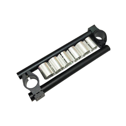 Motorcycle Modification Accessories CNC Handle Bar Grips Set(Black) - Grips by buy2fix | Online Shopping UK | buy2fix